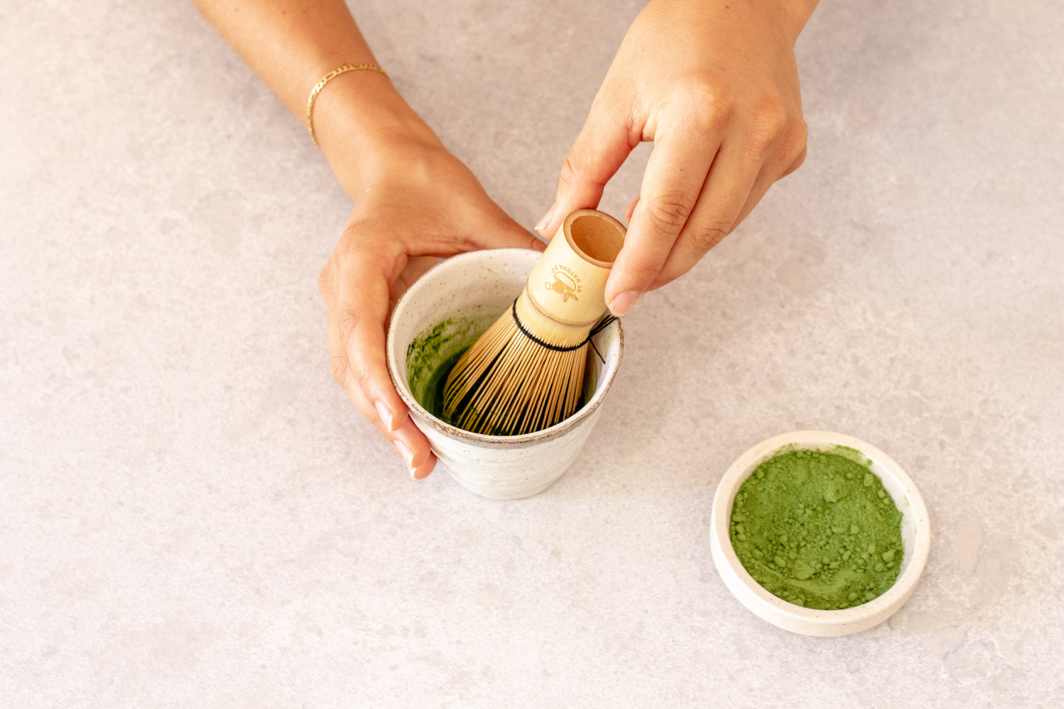 My Matcha Co. Matcha Green Tea Powder and Bamboo Whisk