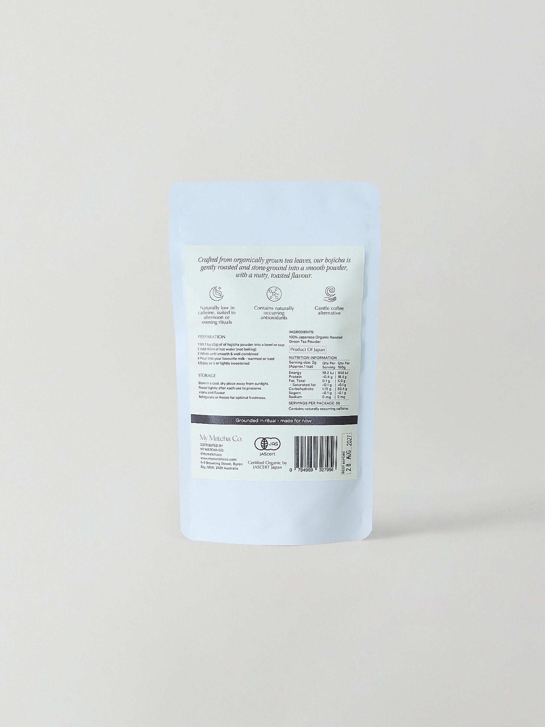 Organic Hojicha | 100g Powder